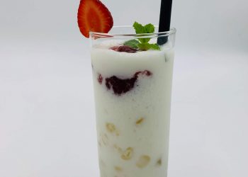 Amazake sữa chua trân châu cốt dừa