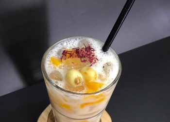 Sữa đậu nành amazake sen đào