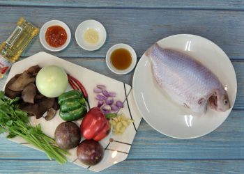 Cá diêu hồng sốt chanh dây